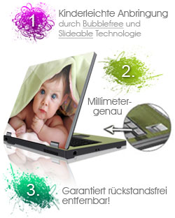 Designfolien kinderleicht aufgeklebt